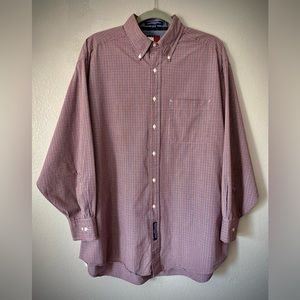 Tommy Hilfiger Men’s Plaid Cotton Shirt size 16-1/2 (32-33)
